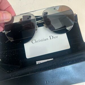 EUC Christian Dior Sunglasses With Case